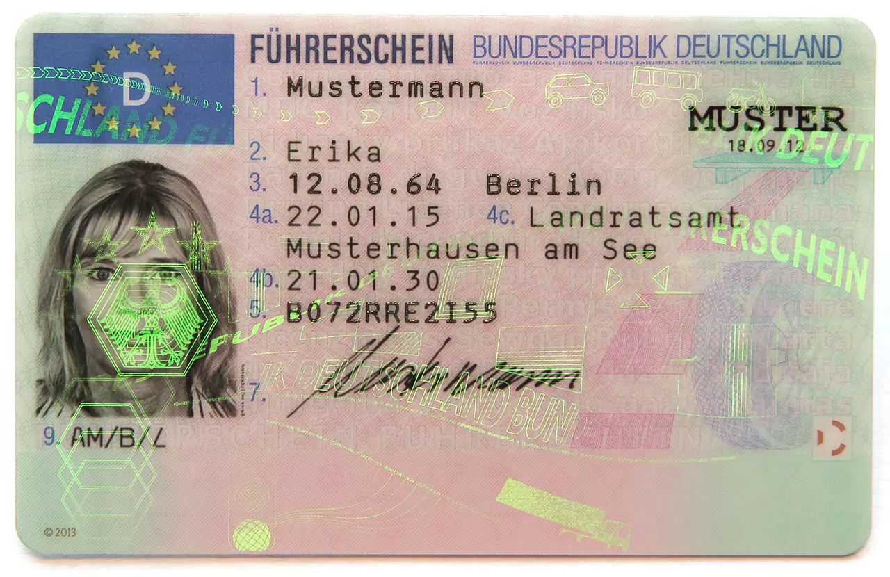 عکس گواهینامه آلمانی