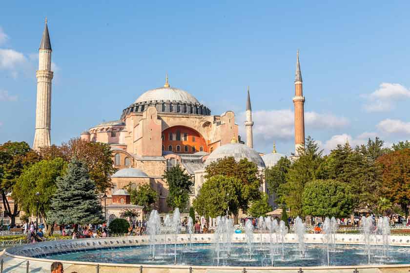 مسجد ایاصوفیه مقصد گردشگری در ترکیه